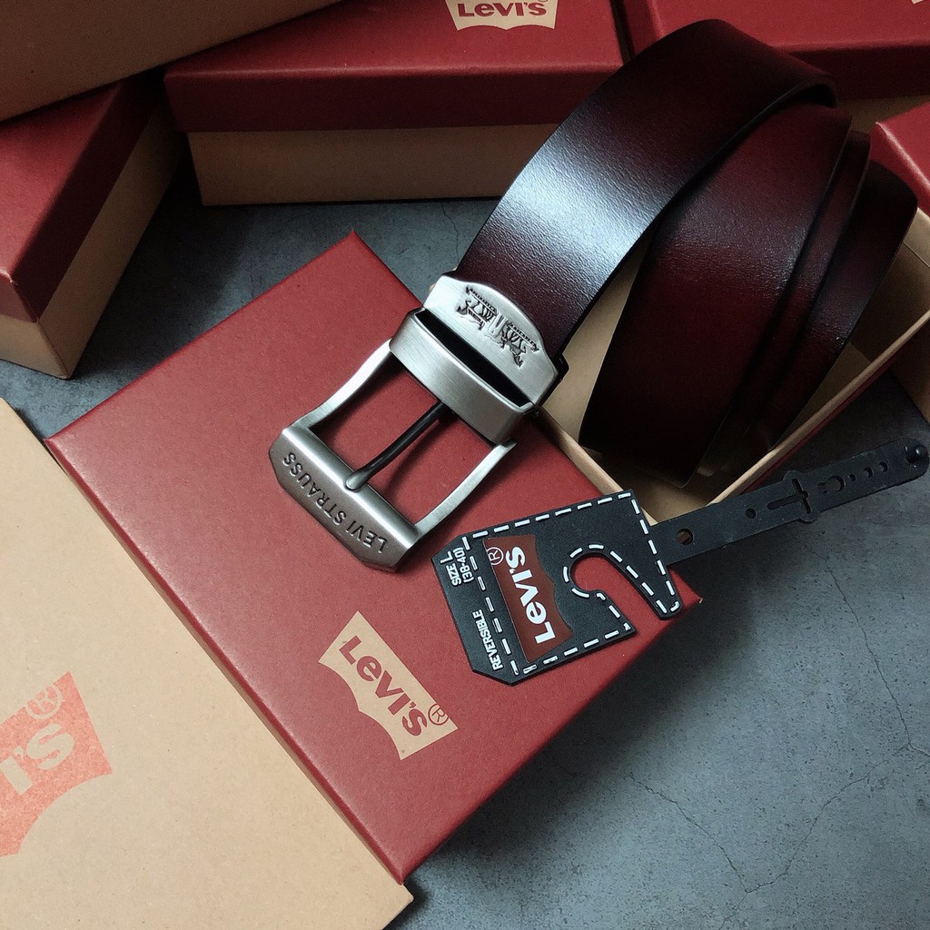Nịt Levis khóa gài vuông dây trơn - NN170
