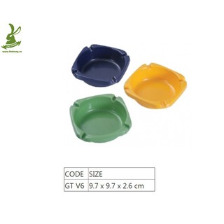 Gạt tàn màu nhựa melamine để bàn tiện lợi Fataco V6 - Hot