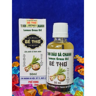 Tinh dầu Sả chanh đuổi muỗi, giảm căng thẳng, khử mùi, thư giãn dễ ngủ.