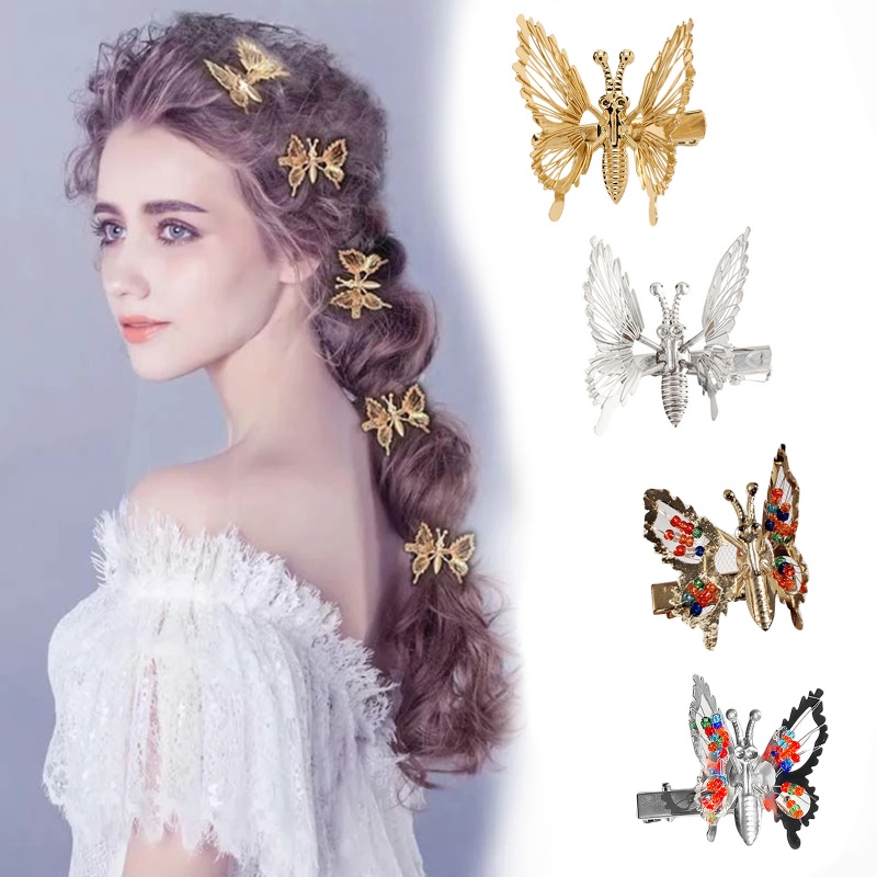 Kẹp Tóc Đính Ngọc Trai Ngọt Ngào Dành Cho Nữ