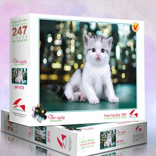 Tranh xếp hình jigsaw puzzle giải tỏa stress tia sáng 247 mảnh - thơ ngây - msp: 247-073