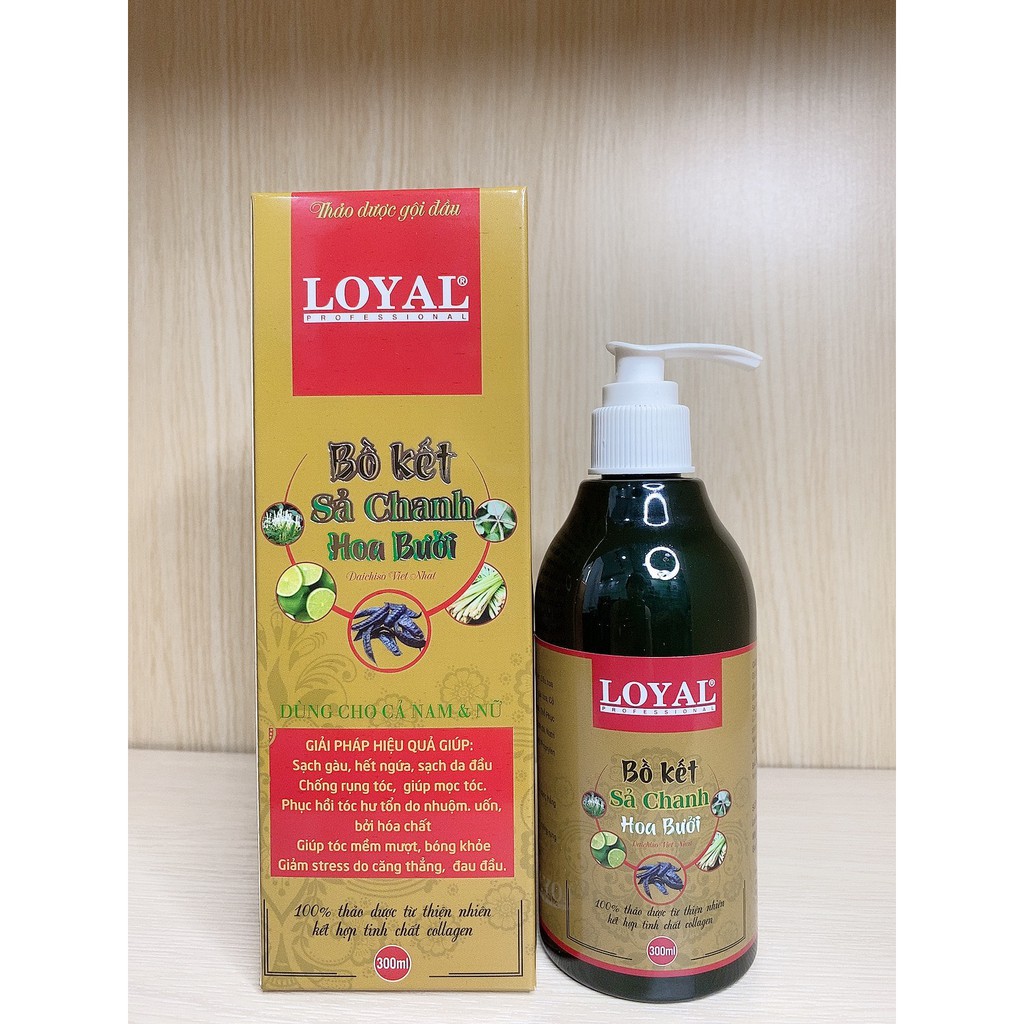 Combo 3_2 Dầu gội bồ kết sả chanh hoa bưởi 300ml + 1 Tinh dầu nguyên chất 100 ml