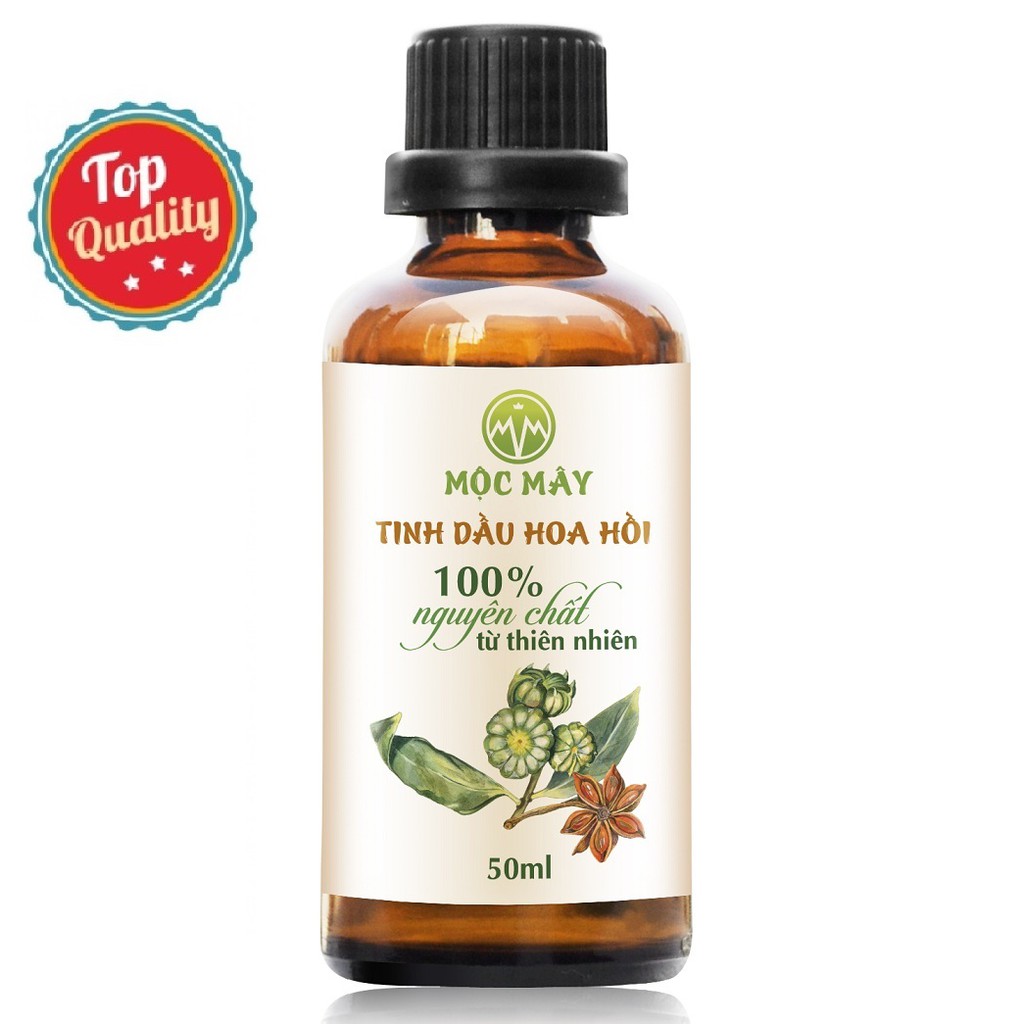 Tinh dầu đại hồi 50ml nguyên chất Mộc Mây