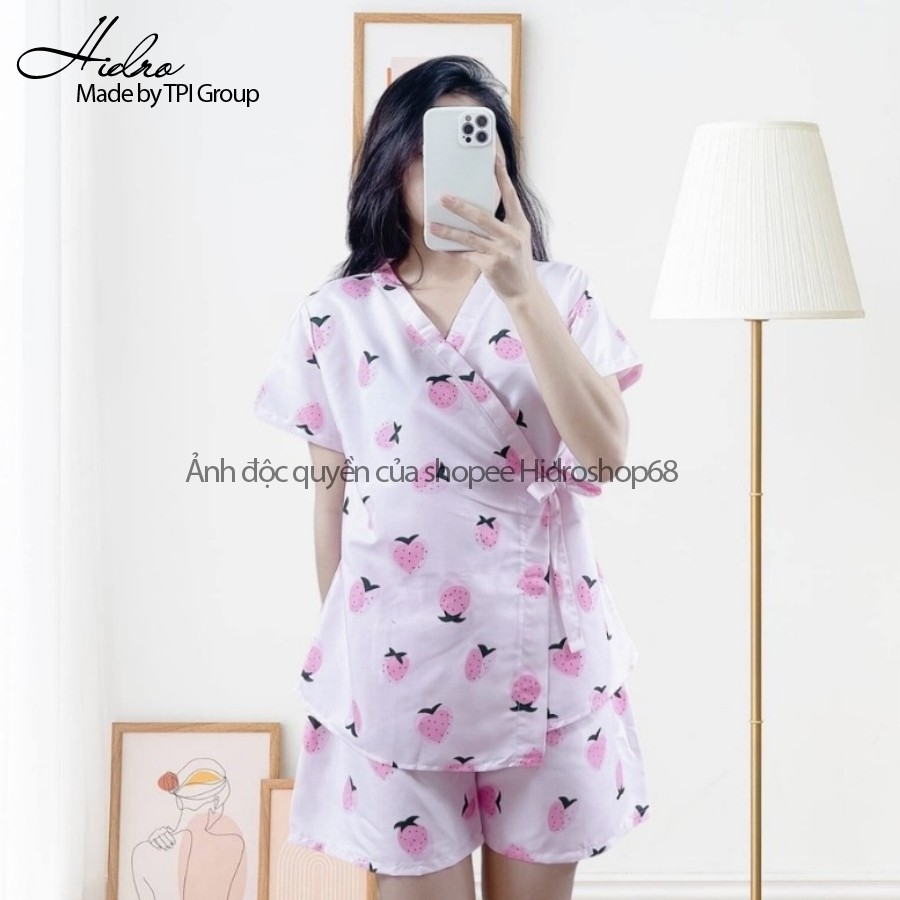 Bộ ngủ kimono tay ngắn quần đùi | BigBuy360 - bigbuy360.vn