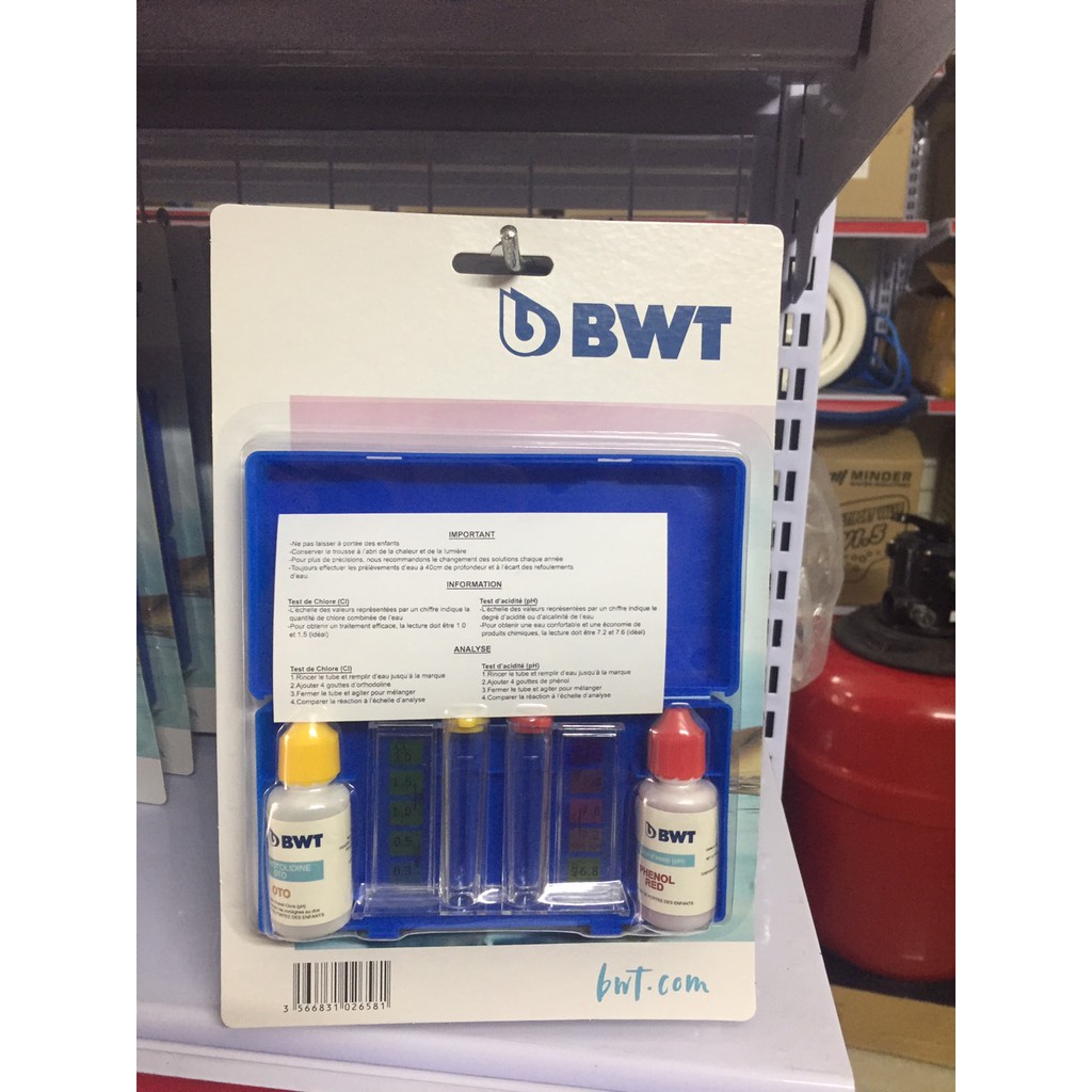 Bộ Test thử nước bể bơi Pháp