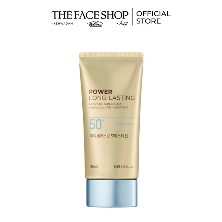 [Mã COSTFS60K -10% đơn 400K] Kem Chống Nắng Cấp Ẩm Thefaceshop Power Long-Lasting Moisture Sun Cream 50ml