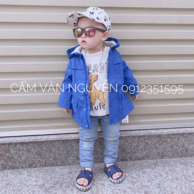 Xả lỗ Áo khoác Jacket George sz:0-3m(4-6kg);3-6m(6-8kg)