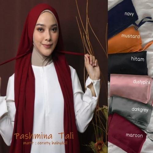 Khăn Trùm Đầu Hijab Pashmina / Pasmina Tali (Hn001)