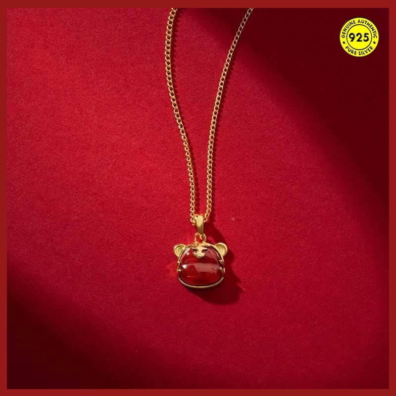 Vòng cổ Mã Não Đỏ Mới Cho Nữ