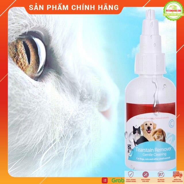 BIOLINE Tear Stain Remover - 50ml ️ FREESHIP ️ Nhỏ vệ sinh viền mắt cho chó mèo