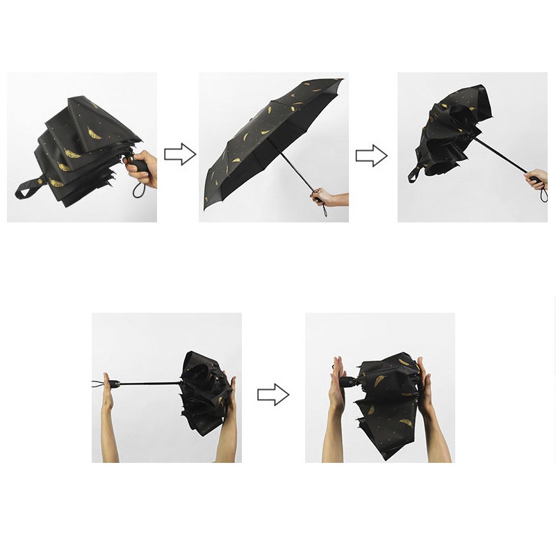 Ô dù che nắng mưa có thế gấp gọn - Ô dù dễ thương