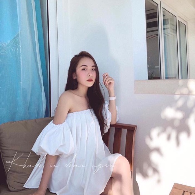 Sét áo trễ vai quần sọt