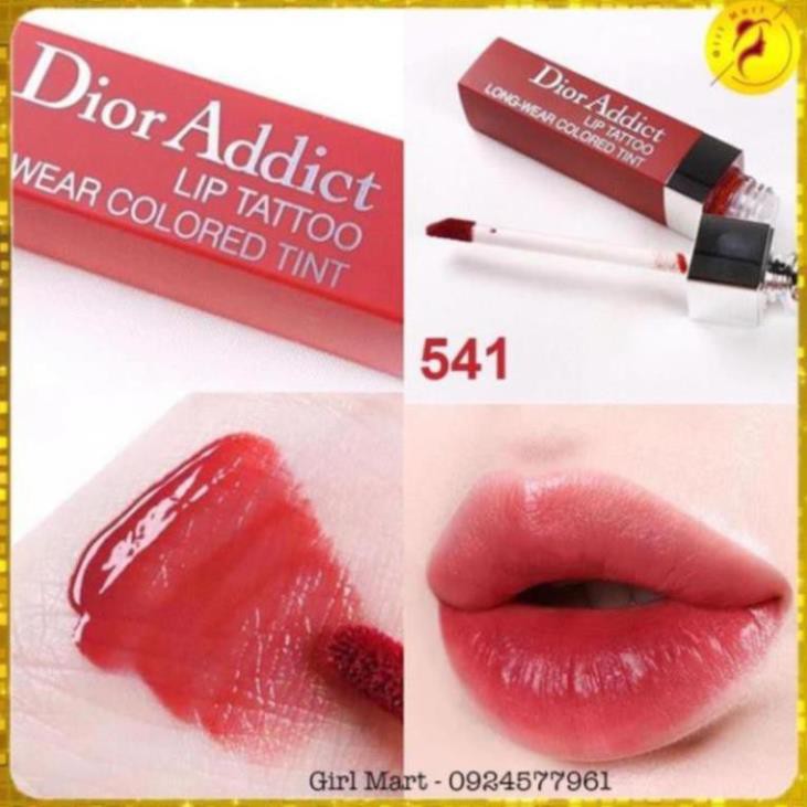 Dior Addict Lip Tattoo chính hãng mới nhất đáng mua nhất mọi thời đại son màu cam đất, cam đỏ, đỏ berry, hồng san hô