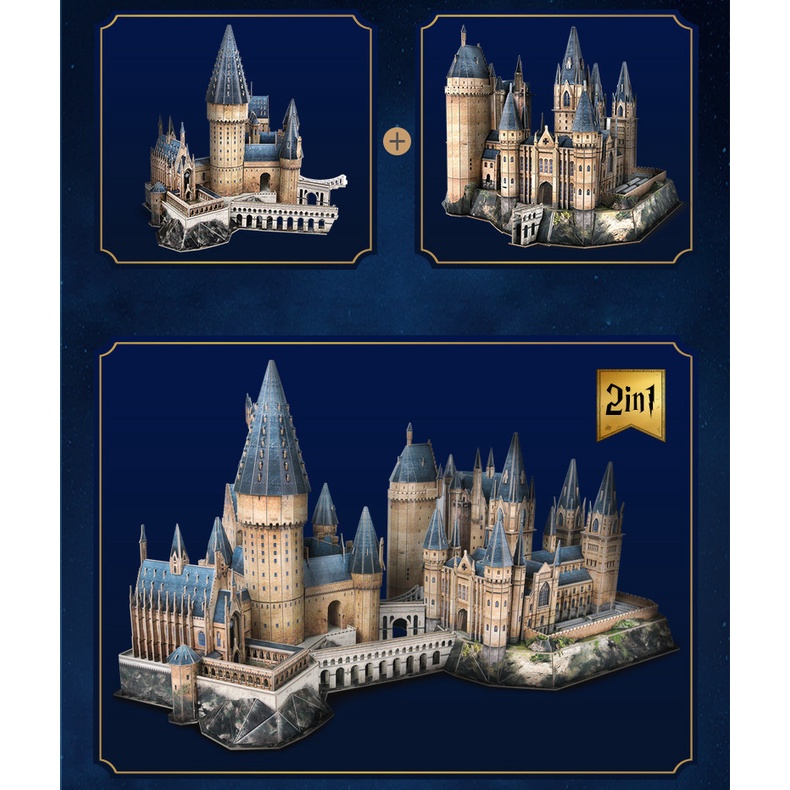 Mô hình giấy 3D CubicFun - Harry Potter Great Hall DS1011h