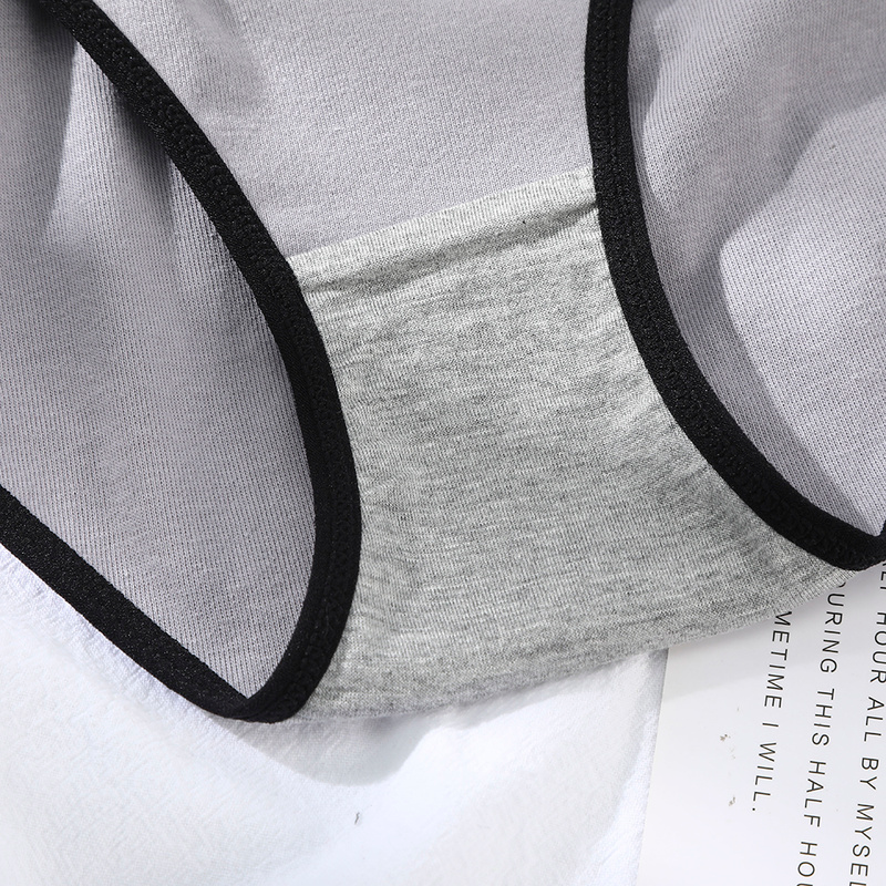 Quần lót LEVAO bằng cotton graphene màu đơn sắc eo thấp chống vi khuẩn cho nữ