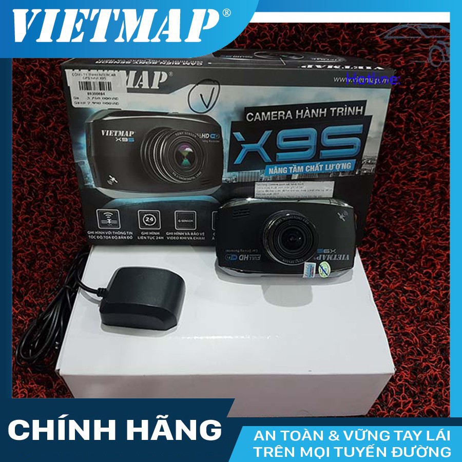 Camera hành trình Vietmap X9S + thẻ nhớ 32Gb class 10