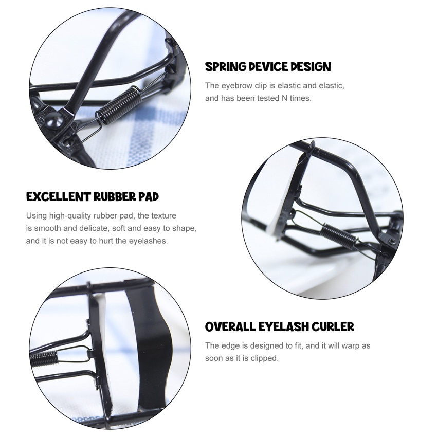 1 Bấm mi bằng thép không gỉ màu đen