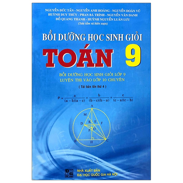 Sách Bồi Dưỡng Học Sinh Giỏi Toán 9