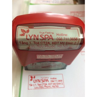 Dấu bán hàng có Logo thương hiệu LG01