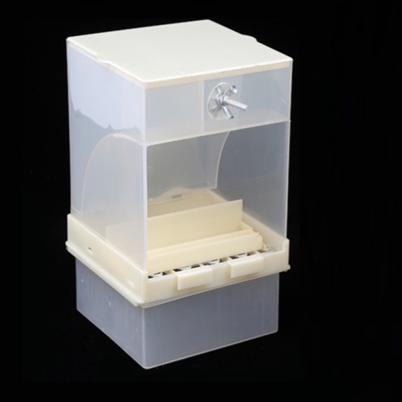 [HÀNG ĐẸP] 1 KHAY ĂN CHỐNG VẢY CAO CẤP 2 NGĂN NHẬP KHẨU (SIZE TO 24*13*13) CHỨA 850Gram THỨC ĂN CHO YP, LB,COCK,GREEN