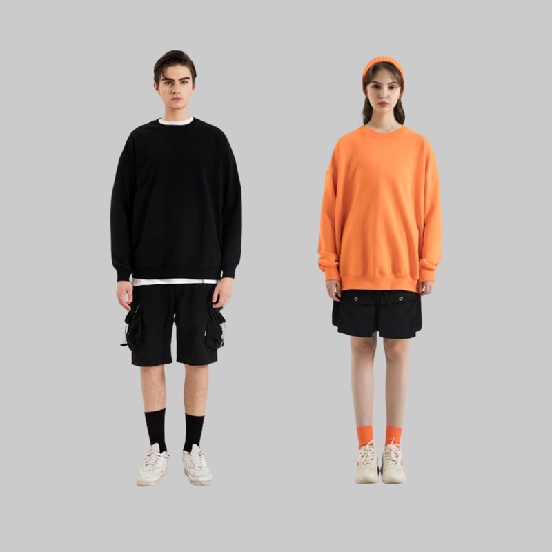 Áo Sweater Basic Trơn Các Màu
