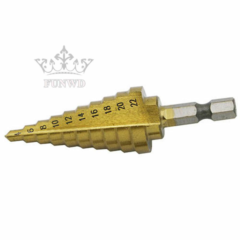 1 Mũi Khoan Bước Bằng Thép Titan Tốc Độ Cao