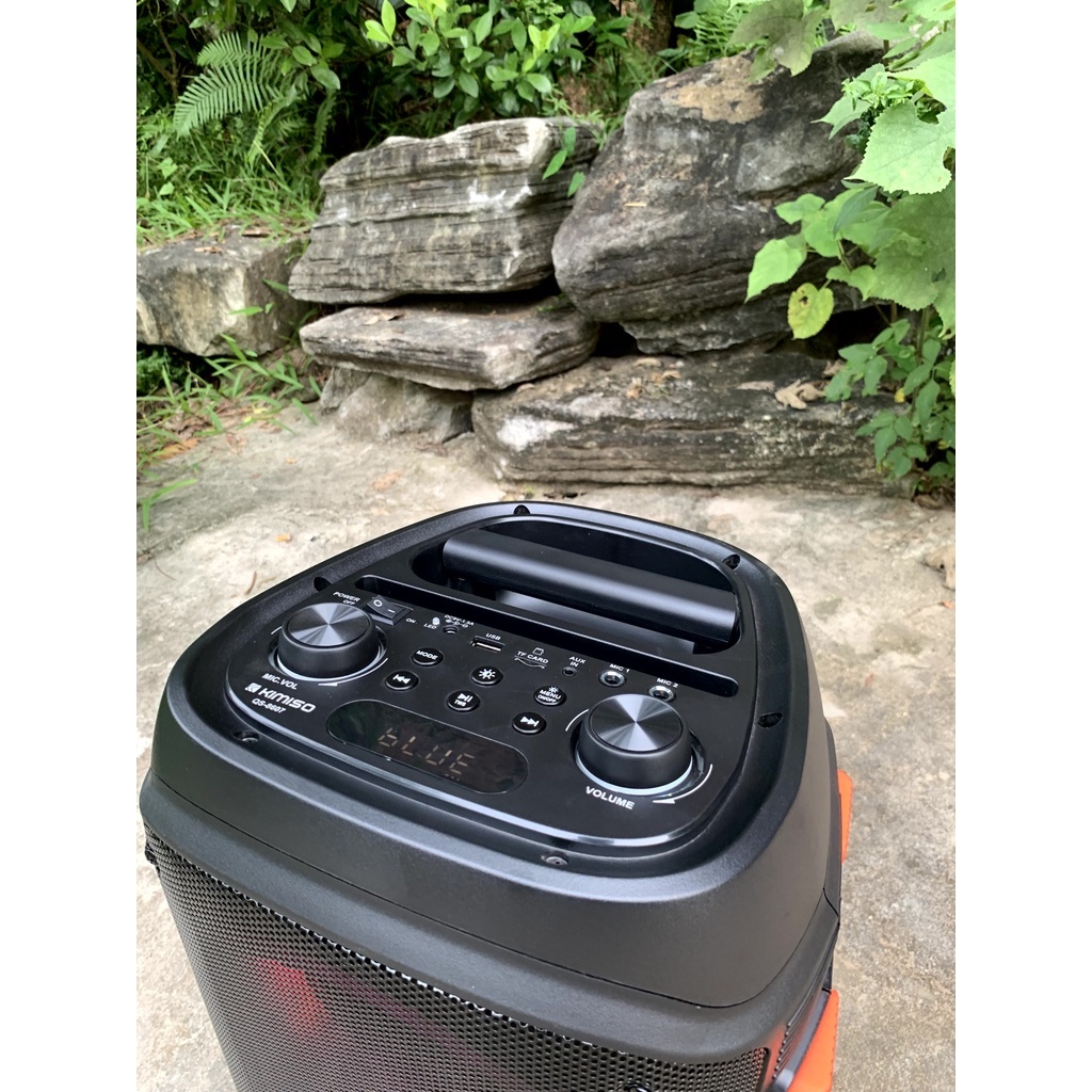 Loa Kéo Pro Partybox QS-8607 Karaoke Bluetooth Hát Siêu Hay Mẫu Mới-Tặng kèm Mic không dây