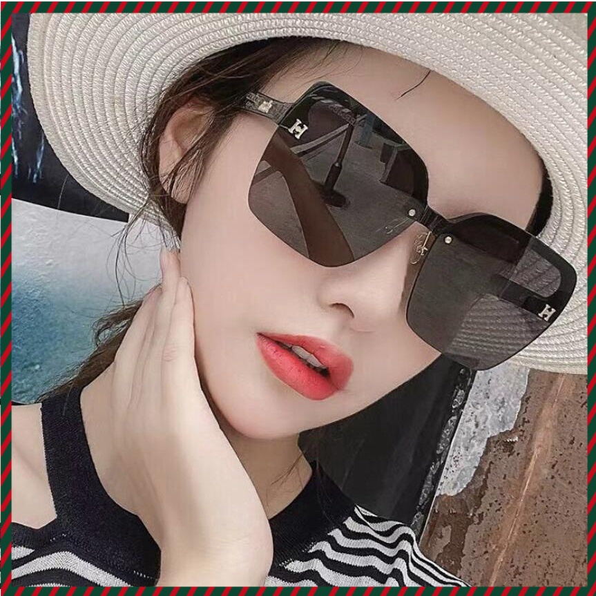 Kilii Kính Mát Gọng Lớn Hình Chữ H Thời Trang