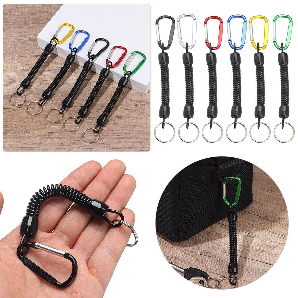 Khóa Dây Lò Xo Co Giãn An Toàn Cho Hoạt Động Cắm Trại Ngoài Trời