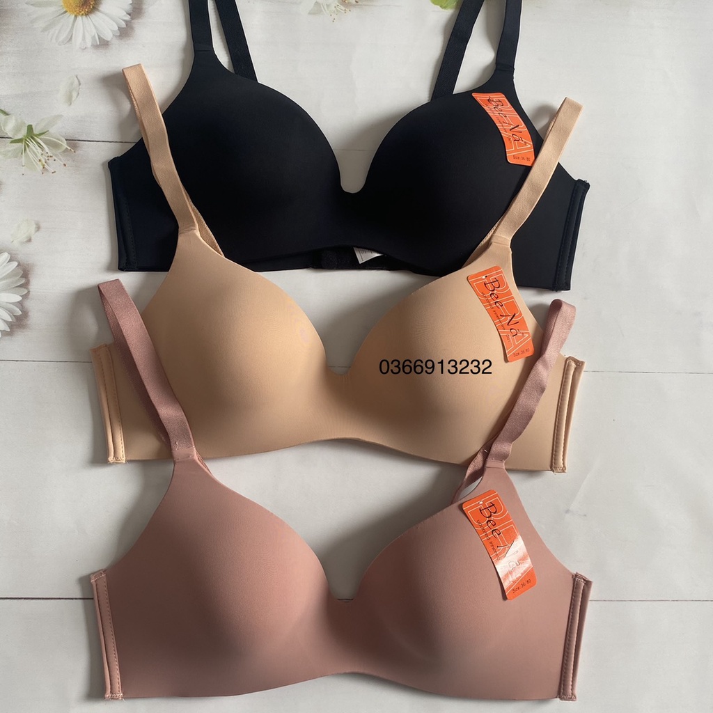 Áo lót áo ngực không gọng bigisze Thái lan 811 đệm mỏng su đúc nâng ngực cup C quả to cho người mập size 36 đến size 42