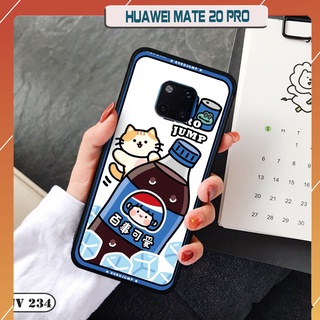 Ốp lưng nhám in hình 3D HUAWEI Mate 20 Pro
