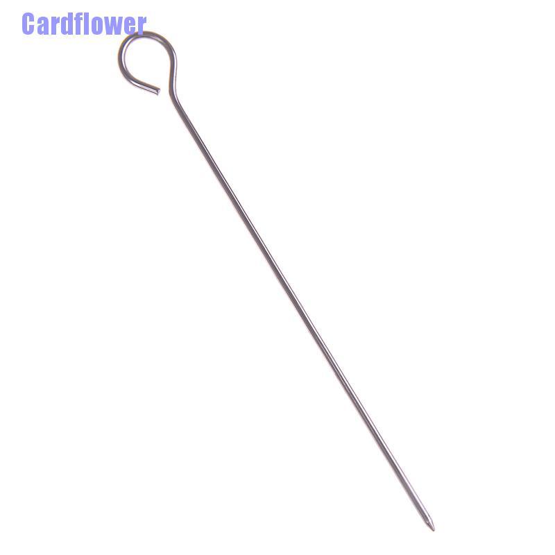 Bộ 10 Xiên Nướng bbq Đầu Tròn Bằng Inox Chuyên Dùng