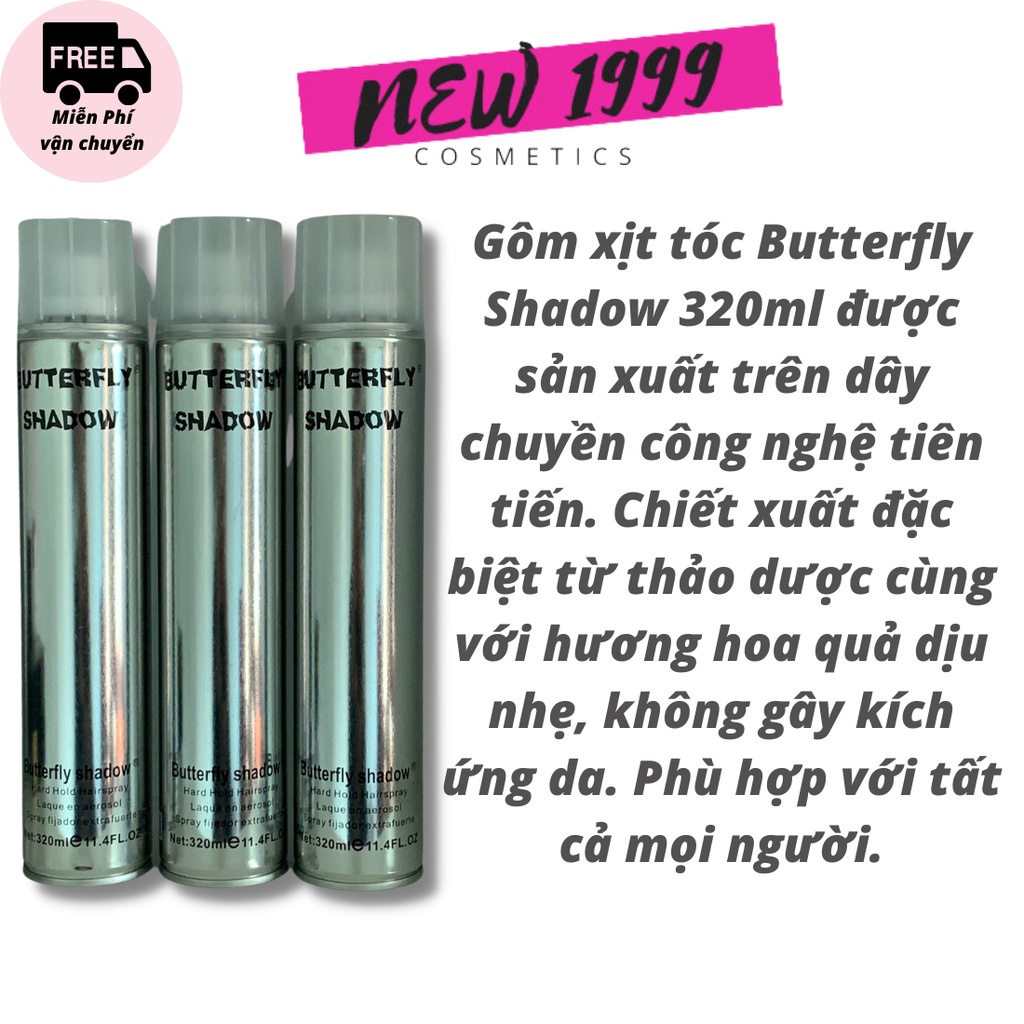 Gôm xịt tóc nam tạo kiểu BTF2 320ml bóng mượt siêu giữ nếp giá rẻ