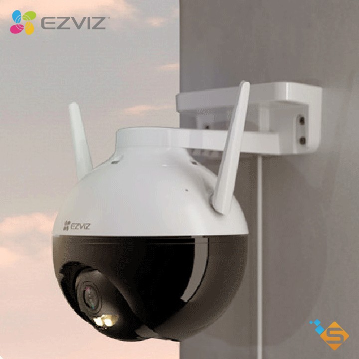 Camera WiFi PTZ Ngoài Trời EZVIZ C8C 2MP 1080P Xoay Thông Minh Có Màu Ban Đêm - Bảo Hành Chính Hãng 2 Năm