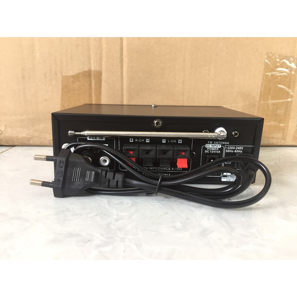 Amply cho xe ô tô có chức năng BLUETOOTH dùng điện 12V - 220V | BigBuy360 - bigbuy360.vn