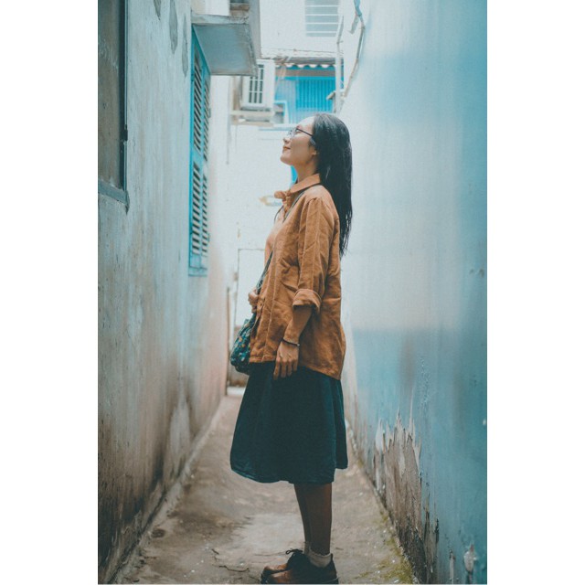Chân váy Ulzzang phong cách Hàn Quốc dài qua gối. (Có ảnh thật) -Hàng nhập khẩu | BigBuy360 - bigbuy360.vn
