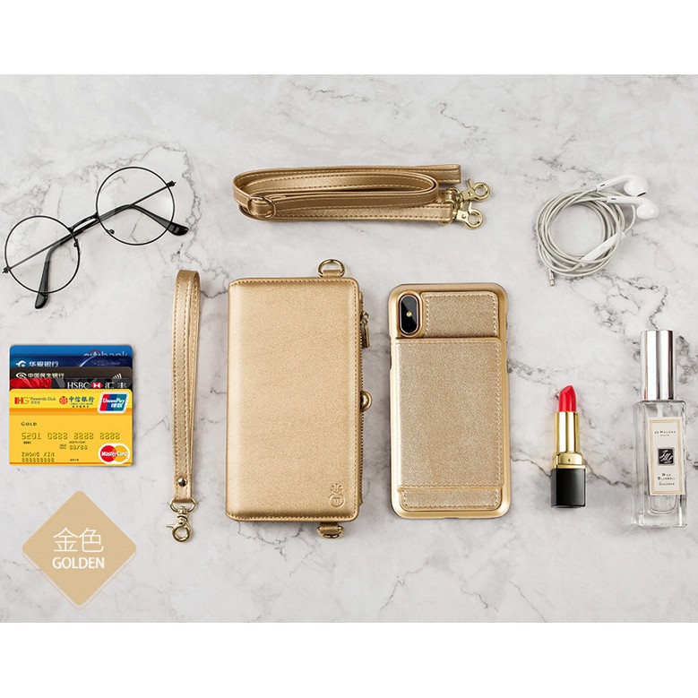 Bao da dạng túi cho điện thoại  iPhone 6 6s 7 8 plus X | BigBuy360 - bigbuy360.vn