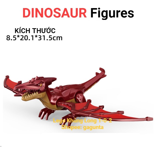 Đồ Chơi Khủng Long Bay Đỏ 2020 Jurassic World hãng Kopf