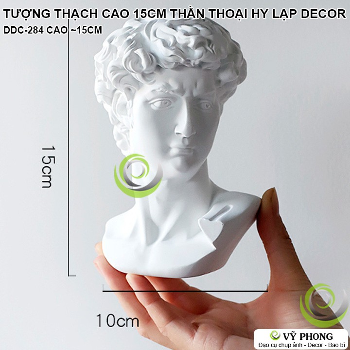 TƯỢNG MÔ HÌNH THẠCH CAO 15CM THẦN THOẠI HY LẠP ROMA DAVID ATHENA SONA APOLLO VENUS ĐẠO CỤ CHỤP ẢNH SẢN PHẨM INS DDC-284