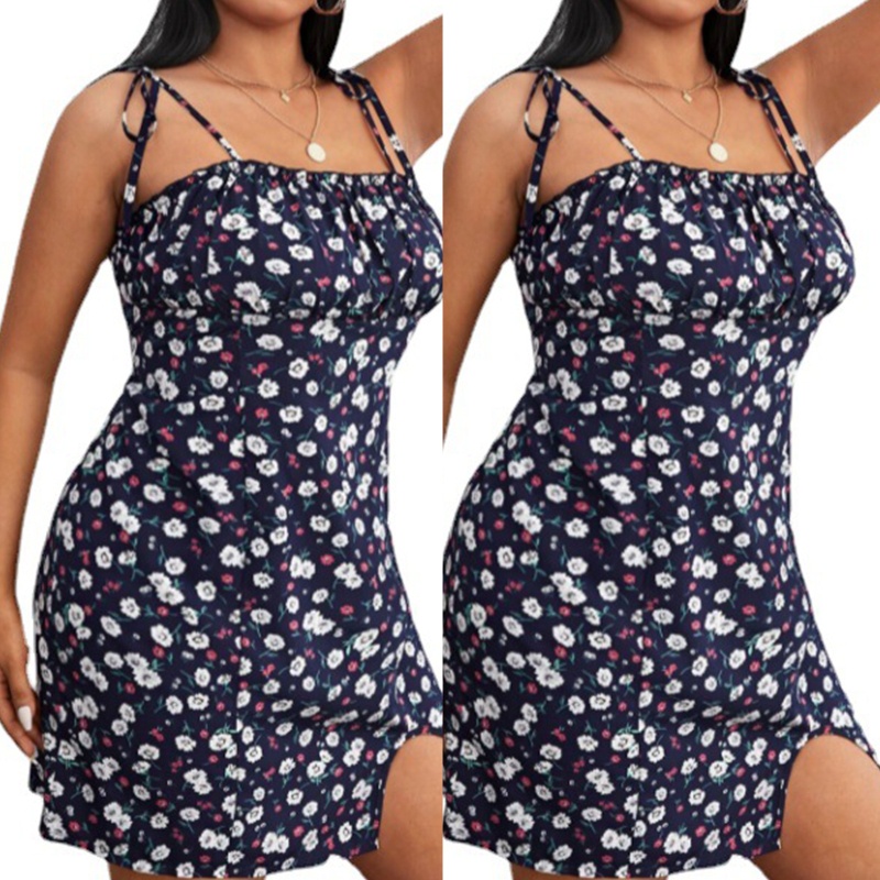 Đầm Mini Hai Dây Hở Vai Gợi Cảm Thời Trang Mùa Hè Cho Nữ