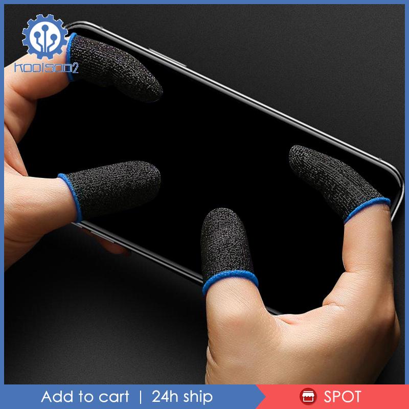 [Koolsoo2] Vỏ Bọc Ngón Tay Cầm Chơi Game Điện Thoại Màu Xanh Đen