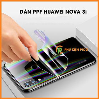 Dán PPF Nova 3i full mặt lưng - Dán PPF mặt lưng Huawei Nova 3i dẻo trong suốt