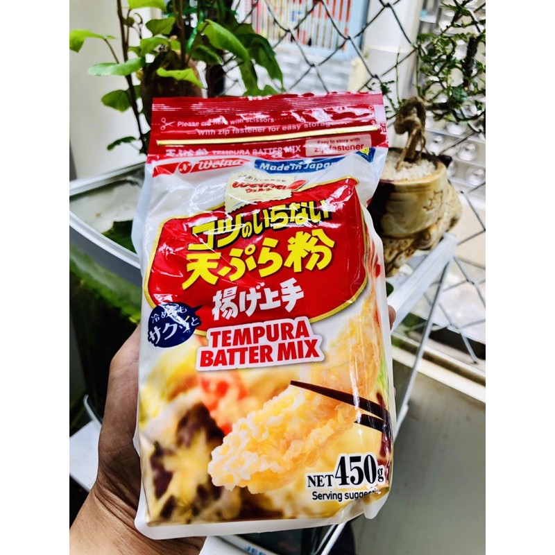 [HÀNG NHẬT BẢN] Bột chiên Kotsunoiranai Tempura Ko Nisshin - Bịch 450 gram
