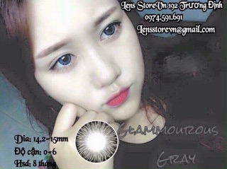 Lens vassen Glamourous gray có cận