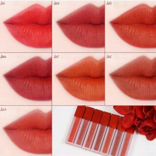 SON KEM BLACK ROUGE AIR FIT VELVET VER 1 (nắp đỏ)