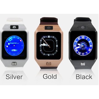 Đồng hồ thông minh Smartwatch DZ09S (Vàng đồng)