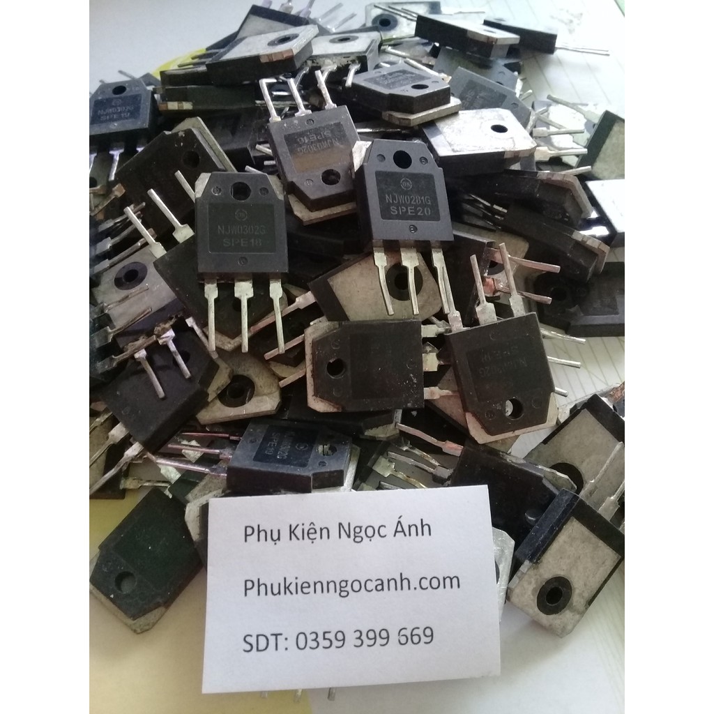 NJW0302G  NJW0281G Cặp Sò  bóc máy