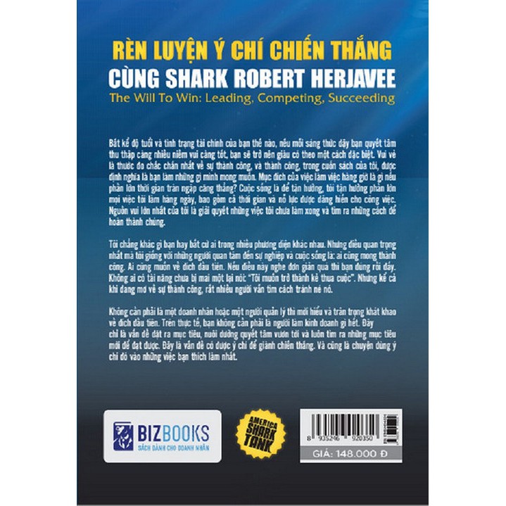 Sách - Rèn luyện ý chí chiến thắng cùng Shark Robert Herjavec