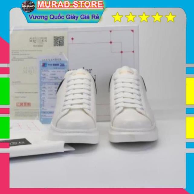 [TẶNG TẨY VỆ SINH+TẤT] Giày thể thao sneaker  MCQ gót nhung đen full box MET1 | BigBuy360 - bigbuy360.vn