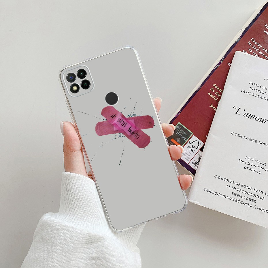 Ốp điện thoại TPU mềm in hình thời trang cho Xiaomi Redmi 9 9a 9c